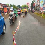 Satu Pengendara Meninggal Dunia,Polisi Amankan TKP Laka Lantas di Toili