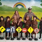 Satlantas Polres Banggai Kenalkan Rambu Lalu Lintas Kepada Anak Usia Dini