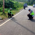 Satlantas Polres Banggai, Olah TKP Laka Lantas 1 Orang Meninggal Dunia