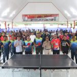 Kodim 1308/LB Gelar Open Turnamen Tenis Meja Dandim Cup I Tahun 2023