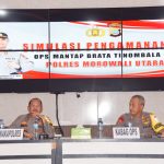 Jajaran Polres Morut Gelar Pembekalan & Simulasi Pengamanan TPS