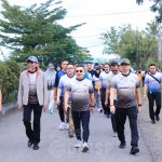 Fun Walk HBI Ke-74 Kantor Imigrasi Banggai, Diikuti Bupati Amirudin dan Irjen Kemenkumham RI Razilu