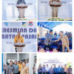 Bupati Amirudin Bersama Dirjen PDN Kementrian Perdagangan RI dan Direktur Sarana Logistik Hadiri Syukuran Revitalisasi Pasar Bunta