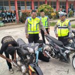 Satlantas Polres Morowali Utara Razia Knalpot Bogar Di Lingkungan Sekolah