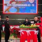 Polres Banggai Gelas Syukuran Hari Bhayangkara Ke-78