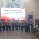 Pemda Morut dan TNI Gelar Rapat Pembentukan Kampung Pancasila