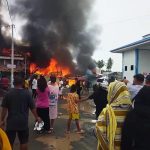 Pasar Bunta di Lahap Si Jago Merah