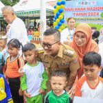 Peringati Hari Anak Nasional Tahun 2024, Bupati Amirudin dan Wabup Furqanuddin Hadiri Acara Gebyar PAUD