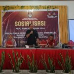 Mendekati Pendaftaran Paslon, KPU Morut Sosialisasikan PKPU No 8 Tahun 2024,Bersama Instansi Terkait.