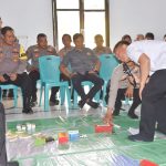 Polres Morut Gelar Tactical Floor Game TFG, Antisipasi Gangguan Kamtibmas selama Pilkada 2024.