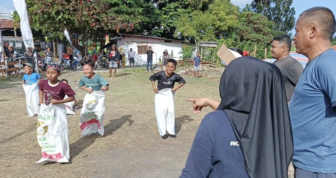 Lomba Tradisional Ramaikan Peringatan HUT Ke-79 RI di Kilongan Permai