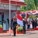 Bersama Lapas dan Bapas Luwuk, Imigrasi Banggai Gelar Upacara Bendera Peringati Hari Pengayoman Ke-79