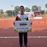 Membanggakan ! Richard Aprilio Polela Murid SDN Mohoni Peraih Medali Emas Cabang Atletik O2SN Jakarta