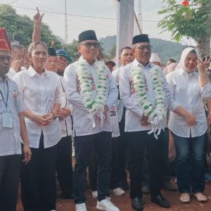 Delapan Parpol & Ribuan Pendukung Antarkan “DIA” Daftar Ke KPU Morut