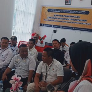 BPN Morut Launching Layanan Sertifikat Berbasis Elektronik