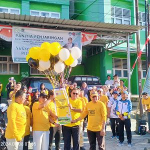 Keluarga Besar FEB Unismuh Luwuk, Semarakkan Jalan Santai Milad Ke 1 Tahun Magister Manajemen