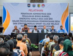 Gelar Pelatihan Aparat Desa, Pemda Morut Fokus Pengembangan Bumdes dan Smart Village